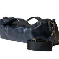 BASSOTTO – borsa in pelle colore blu - immagine 5