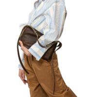 TASCAPANE - borsa in pelle colore mocha mousse - Image 5