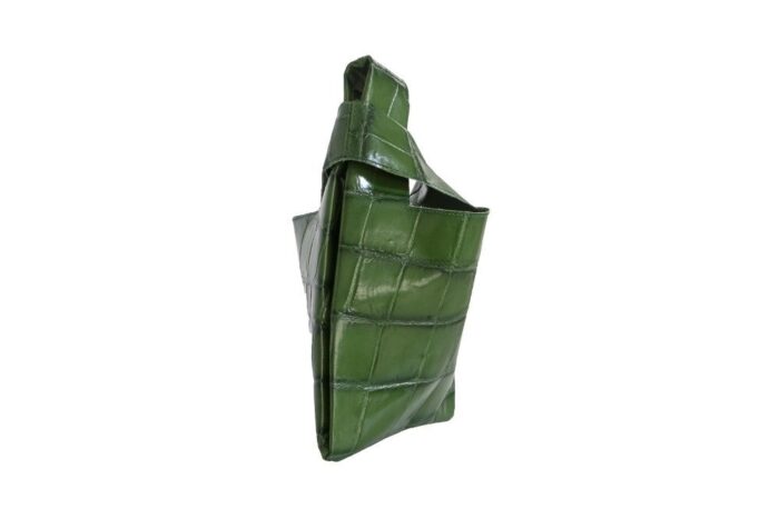 SHOPPERINA – mini shopper in pelle stampa cocco colore verde - Image 7