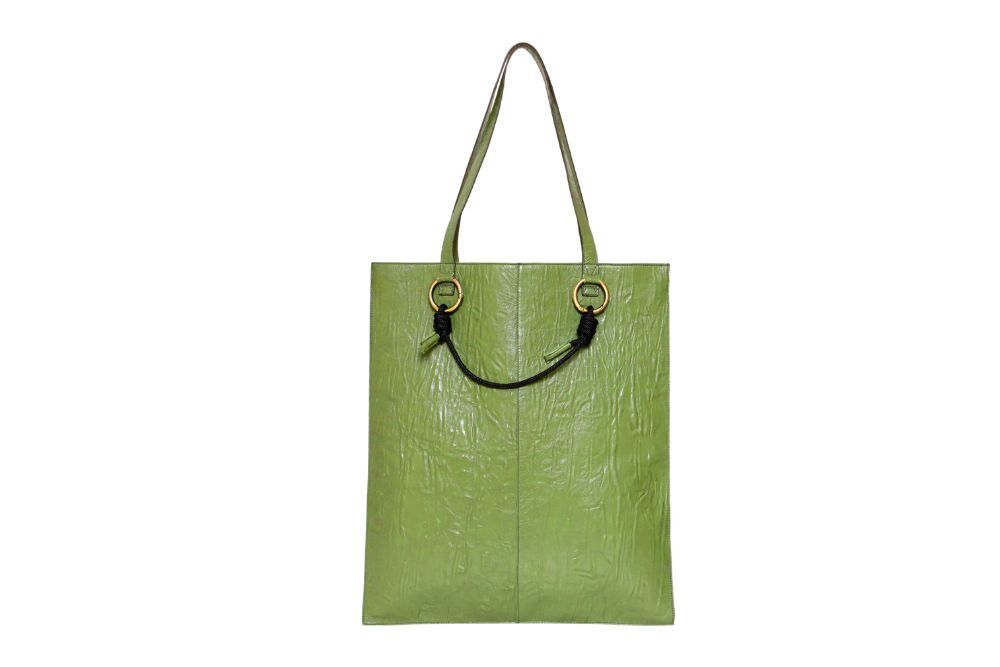 borsa-grande-shopper-pelle-verde