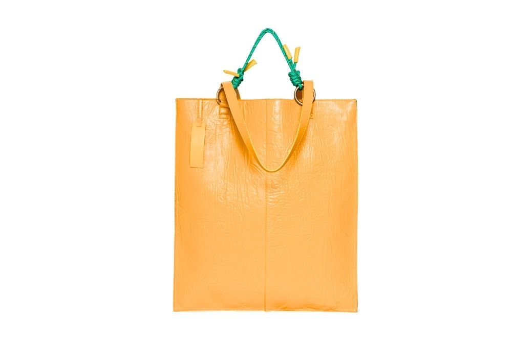 maxi-shopper-pelle-increspata-gialla