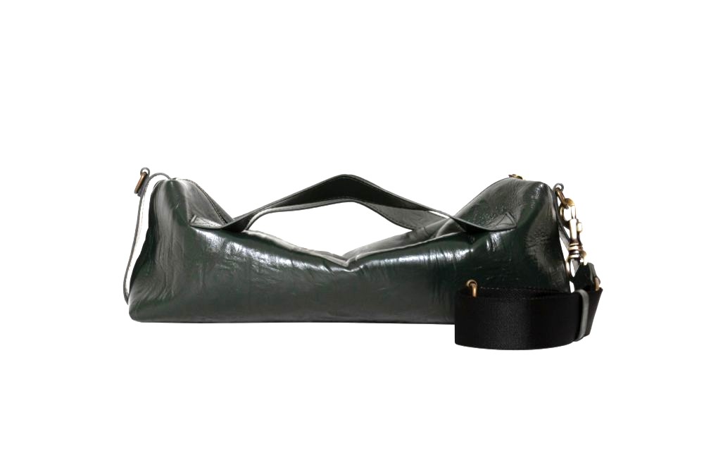 borsa-bassotto-baguette-pelle-increspata-verde